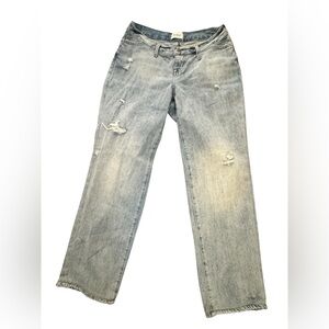 Pistola Light Blue Distressed Boyfriend Jeans